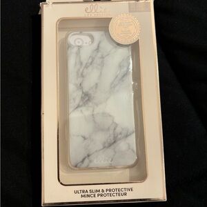 Ellie White Marble Phone Case